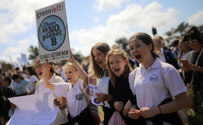Striking Students Tell World Leaders "Do Your Jobs" On Climate