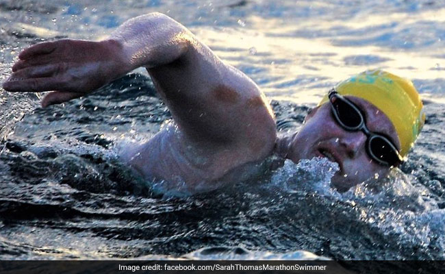 US Swimmer Sarah Thomas First To Cross English Channel 4 Times