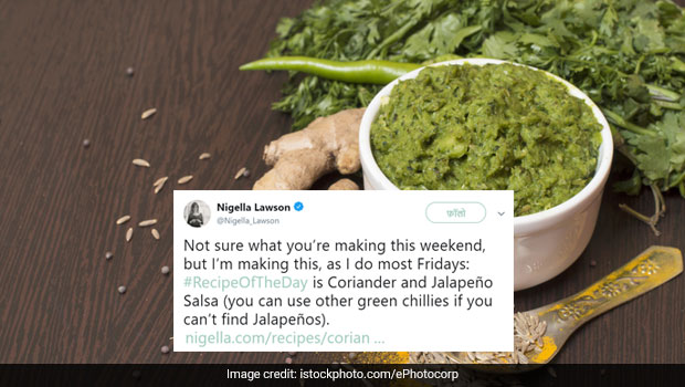 Twitter LOLs At Nigella Lawson For Calling Dhaniya Chutney 'Coriander And Jalapeno Salsa'