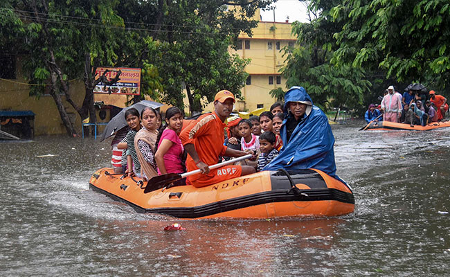Bihar Rains: Boats Out On Patna Roads, Homes, Hospitals Flooded
