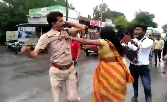 Accused Of Molestation, Madhya Pradesh Official Beaten By Women On Camera