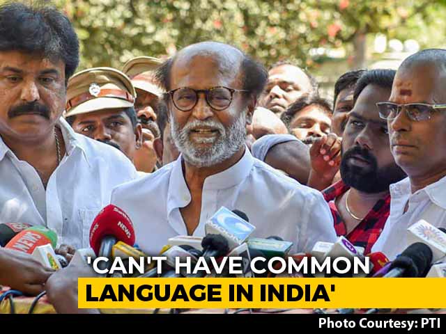 "No Language Can Be Imposed": Rajinikanth After Amit Shah's Hindi Remark