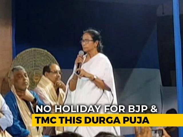 As Barbs Fly, No Holiday For BJP And Trinamool This Durga Puja