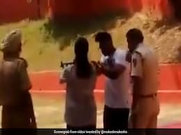 On Camera, Delhi Cop Trains Son, Daughter At Shooting Range; Suspended On Camera, Delhi Cop Trains Son, Daughter At Shooting Range; Suspended