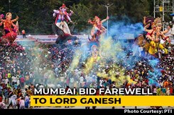 Mumbai Gives Ganesha A Grand Send-Off, Over 35,000 Idols Immersed Mumbai Gives Ganesha A Grand Send-Off, Over 35,000 Idols Immersed