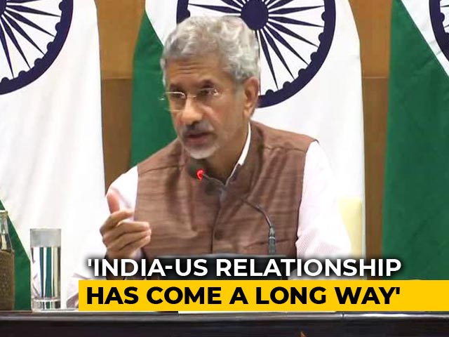 India-US Relationship In "Very Good Health", Says Foreign Minister