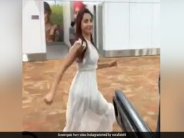 Nora Fatehi Video: एयरपोर्ट पर गाड़ी से उतरकर भागने लगी नोरा फतेही, वायरल वीडियो में जानें वजह Nora Fatehi Video: एयरपोर्ट पर गाड़ी से उतरकर भागने लगी नोरा फतेही, वायरल वीडियो में जानें वजह