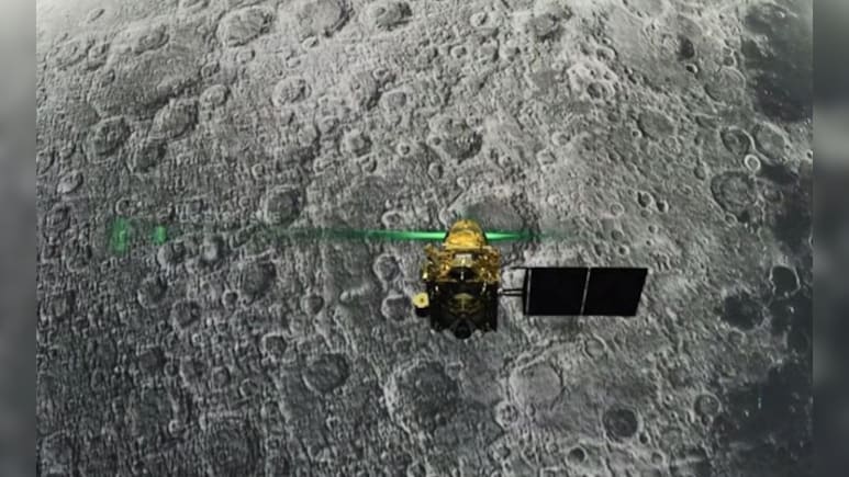 Chandrayaan-2 Makes First Ever Obseravtion Of Sun's Impact On Moon: ISRO Chandrayaan-2 Makes First Ever Obseravtion Of Sun's Impact On Moon: ISRO