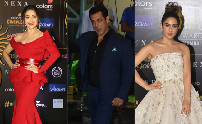 IIFA Awards 2019: Madhuri Dixit, Salman Khan, Sara Ali Khan And Others Dazzle On Green Carpet