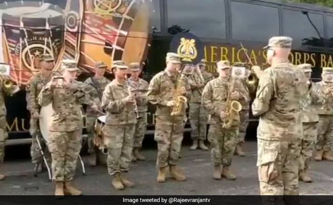 अमेरिकन आर्मी ने बजाई भारतीय राष्ट्रगान 'जन गण मन' की धुन, युद्धाभ्यास के वक्त निकाला बैंड और... देखें VIDEO
