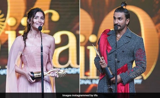 IIFA Awards 2019: Alia Bhatt Wins Best Actress, Ranveer Singh Takes Best Actor Prize