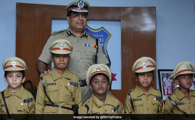 Five Children Take Charge As Bengaluru Top Cop For A Day