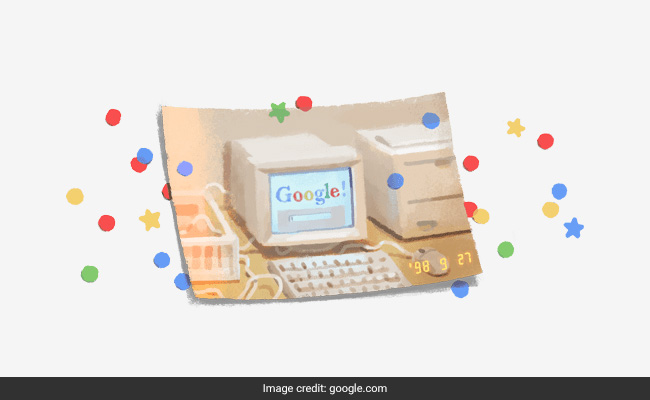 Google Birthday: For 21st Birthday, Doodle Of Throwback Box Computer With Timestamp