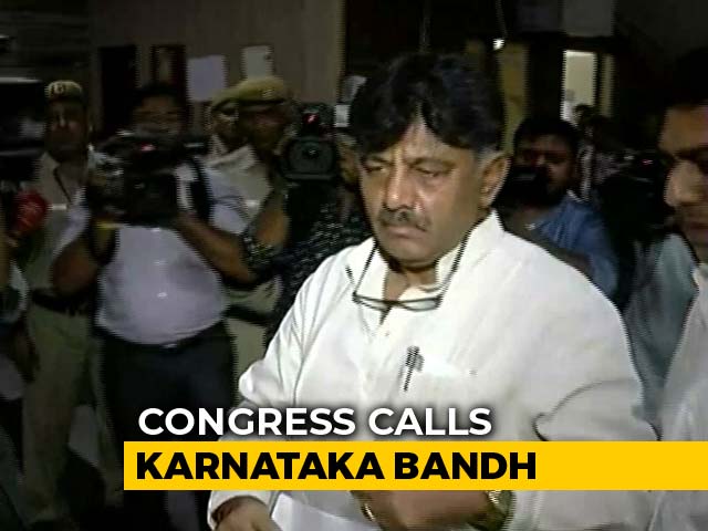 Congress's DK Shivakumar Arrested In Corruption Case, "Congratulates" BJP