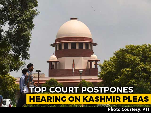 "No Time" Due To Ayodhya Hearings: Top Court Puts Off J&K Cases By A Day