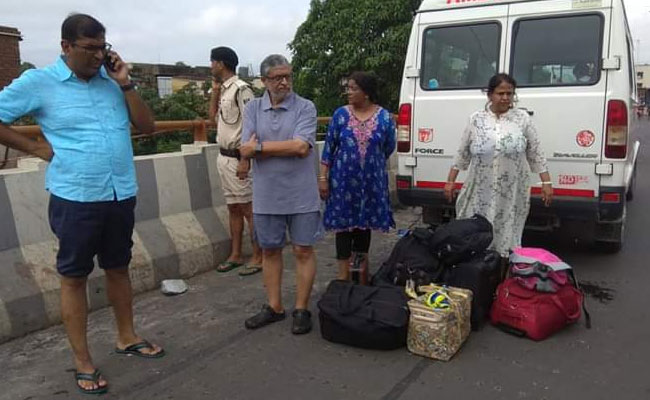 पटना में बाढ़ का पानी उप मुख्यमंत्री सुशील कुमार मोदी के घर में घुसा, NDRF की टीम ने निकाला