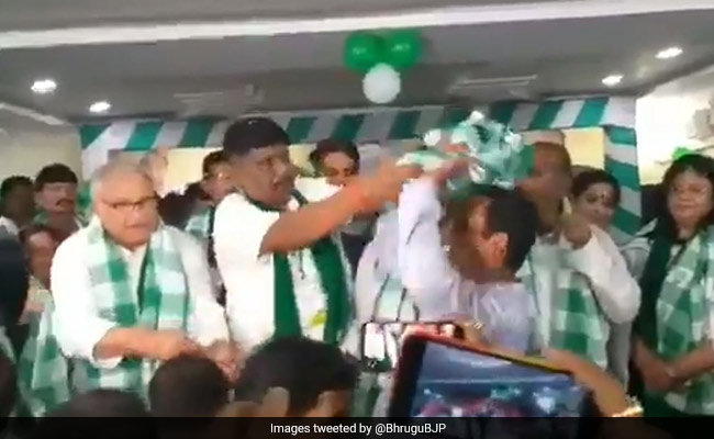 On Camera, BJD MP Slaps Party Worker On Stage