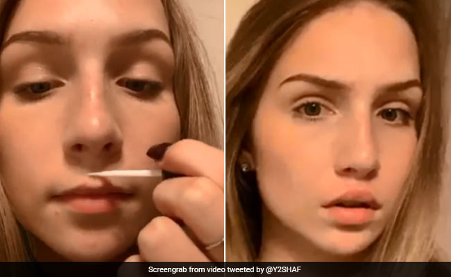 TikTok Users Glue Their Lips To Make Them Appear Fuller In Bizarre Trend