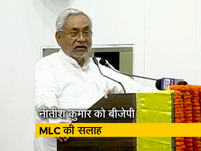 बीजेपी MLC की सलाहः बिहार की सत्ता सुशील मोदी को सौंप दें नीतीश कुमार