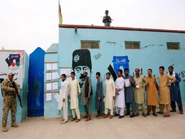 Afghan Presidential Vote Held In Relative Calm, But Turnout Low Afghan Presidential Vote Held In Relative Calm, But Turnout Low