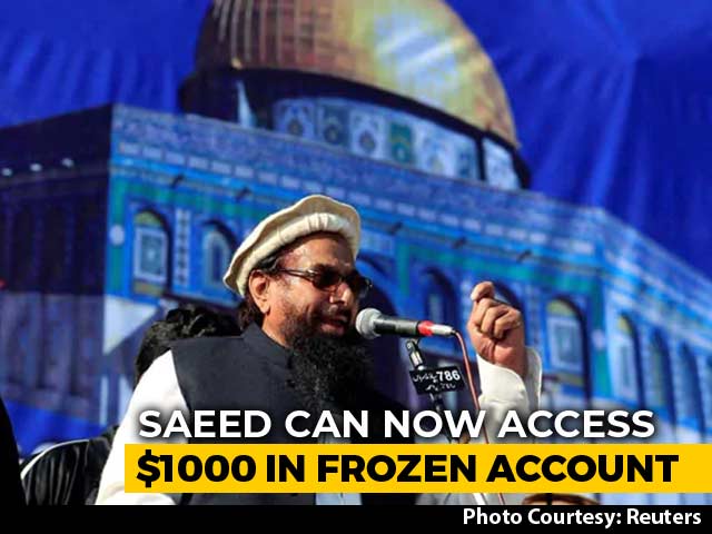 Pak Asks UN To Allow Hafiz Saeed's Monthly Expenses For "Family Of Four"