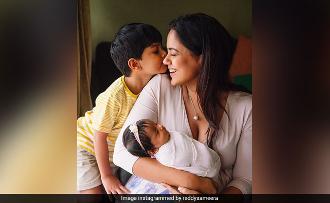 Sameera Reddy Shares A Glimpse Of Her 'World' And Its Adorable Beyond Words