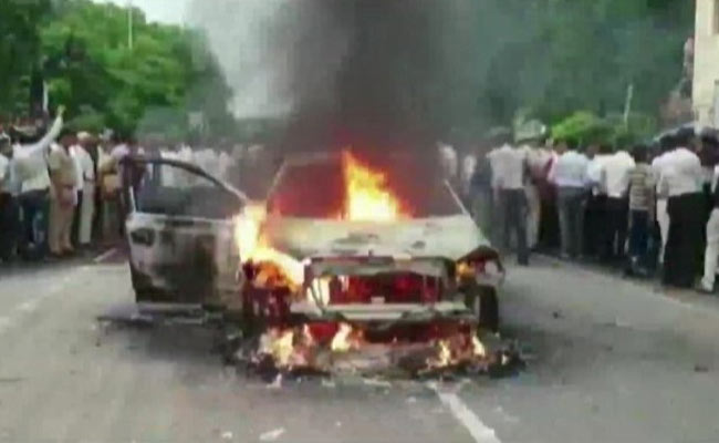 "He Set His Own Car On Fire": Mathura Man Arrested After Triggering Panic