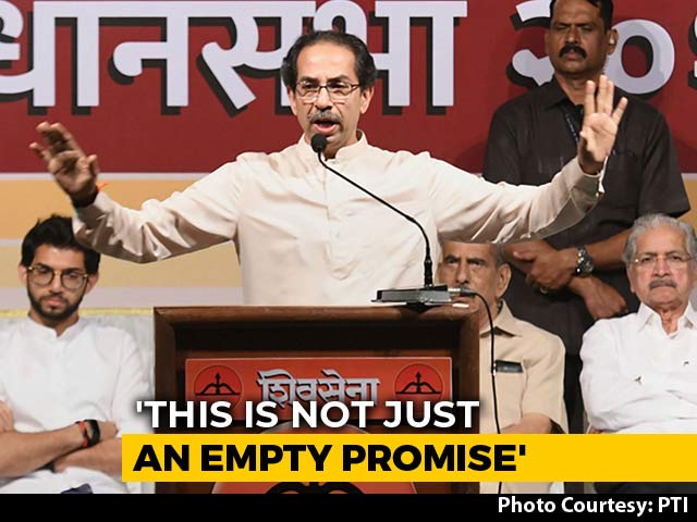 "Promised Balasaheb I'll Make Shiv Sena Chief Minister": Uddhav Thackeray