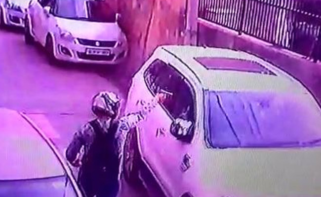 On Camera, Delhi Property Dealer Shot Dead By Man Who Stood On Car's Roof