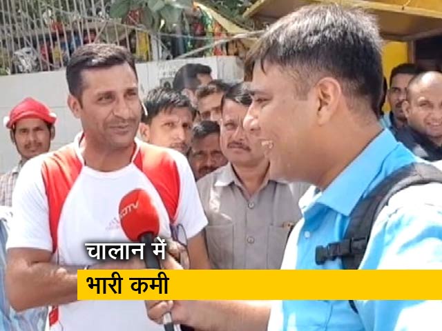 नये मोटर व्हीकल एक्ट का असर, दिल्ली में अब कम कट रहे चालान