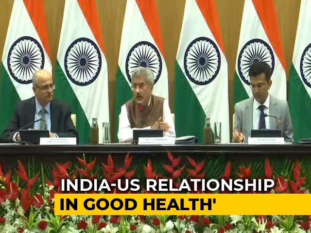 Consider India-US Ties As Glass "90 Per Cent Full, Not...": S Jaishankar