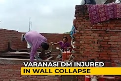Varanasi District Magistrate Injured In Wall Collapse During Relief Work Varanasi District Magistrate Injured In Wall Collapse During Relief Work