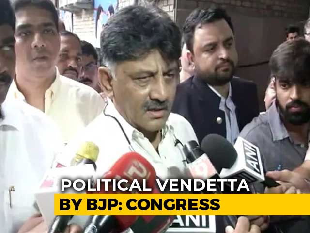 "Vendetta Of Worst Kind": Karnataka Congress On DK Shivakumar's Grilling