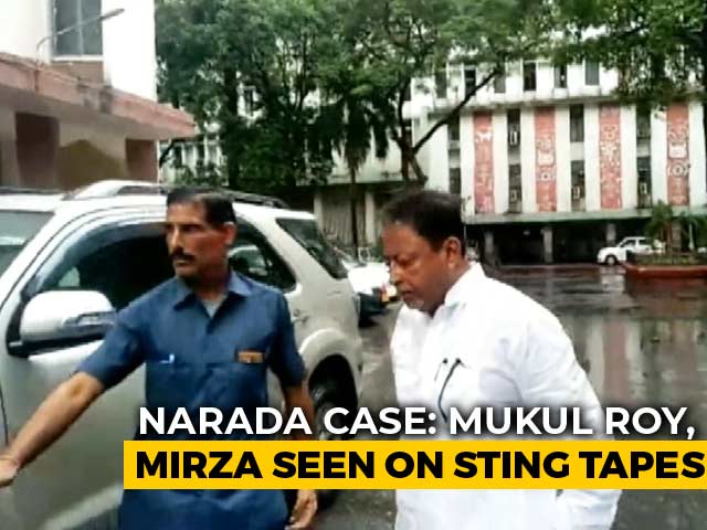 BJP Leader Mukul Roy Appears Before CBI In Narada Sting Case