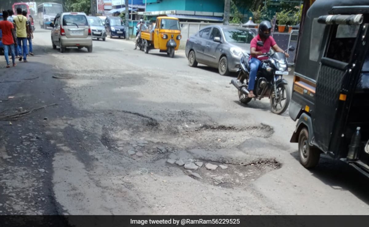Maharashta Student Run Over After Two-Wheeler Falls Due To Potholes