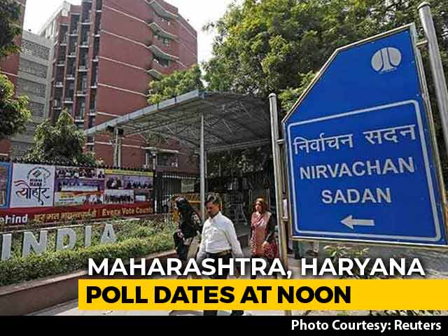 Maharashtra, Haryana Election Dates To Be Announced At Noon