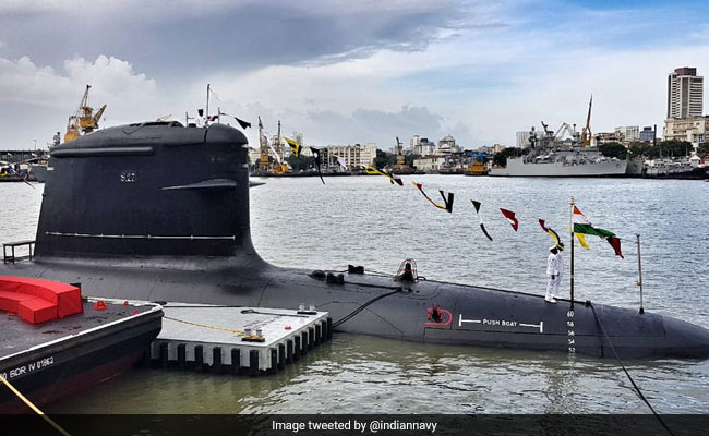 Khanderi, India's 2nd Scorpene Submarine, Commissioned By Rajnath Singh