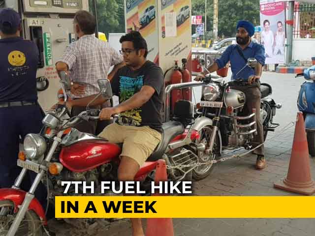 Petrol, Diesel Prices Up For Seventh Straight Day