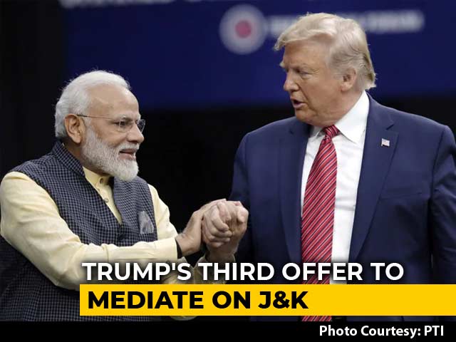 India Reasserts Position On J&K, Says "Just Hold On" For PM-Trump Meet India Reasserts Position On J&K, Says "Just Hold On" For PM-Trump Meet