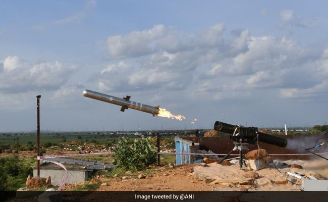 Portable Anti-Tank Guided Missile Successfully Tested: Defence Ministry