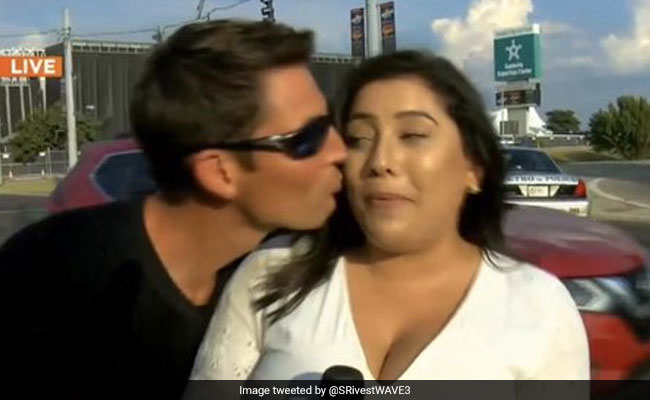 Man Kissed TV Reporter Live On Air. He's Now Facing Harassment Charges