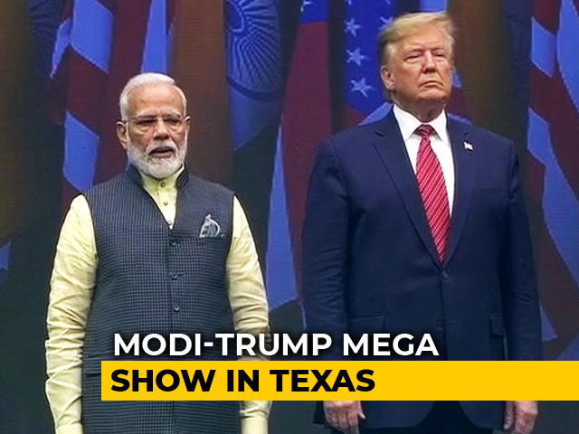 Donald Trump Arrives For Mega 'Howdy, Modi!' Show With PM