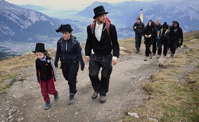 Swiss Hold "Funeral March" To Mark The Disappearance Of Alpine Glacier