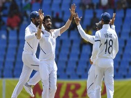 West Indies vs India 2nd Test Day 2:बुमराह की गेंदबाजी ने वेस्टइंडीज को बैकफुट पर किया, मैच पर भारत की पकड़ मजबूत West Indies vs India 2nd Test Day 2:बुमराह की गेंदबाजी ने वेस्टइंडीज को बैकफुट पर किया, मैच पर भारत की पकड़ मजबूत
