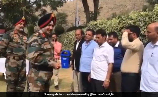 Northern Command Chief Visits Jammu And Kashmir, Meets Locals