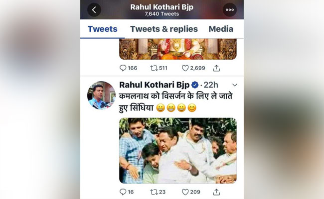 कमलनाथ के खिलाफ आपत्तिजनक पोस्ट पर बीजेपी नेता के खिलाफ मामला दर्ज