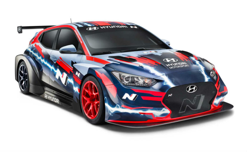 2019 Frankfurt Motor Show: Hyundai Veloster N ETCR Electric Race Car Revealed