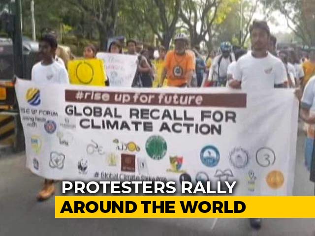 Hundreds Join Children's Climate Strike in Chennai