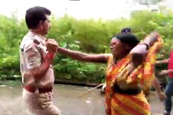 Accused Of Molestation, Madhya Pradesh Official Beaten By Women On Camera Accused Of Molestation, Madhya Pradesh Official Beaten By Women On Camera