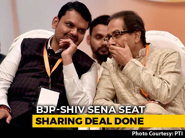 Maharashtra Seat Pact Sealed, BJP To Contest 144, Sena 126 Seats: Sources